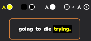 Caption templates feature